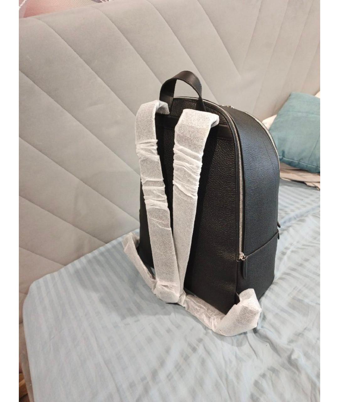 SMYTHSON Черный рюкзак из экзотической кожи, фото 3