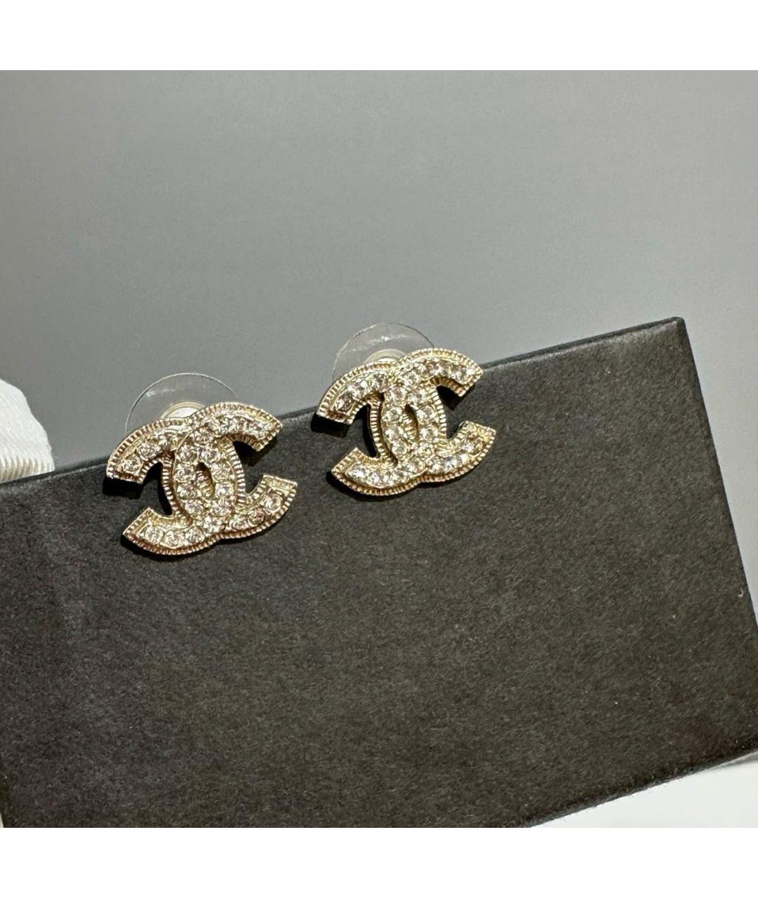 CHANEL Серебряные серьги, фото 4