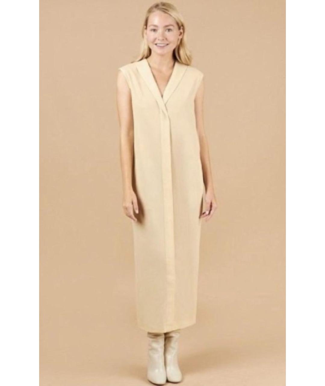 12 STOREEZ Бежевое повседневное платье, фото 9