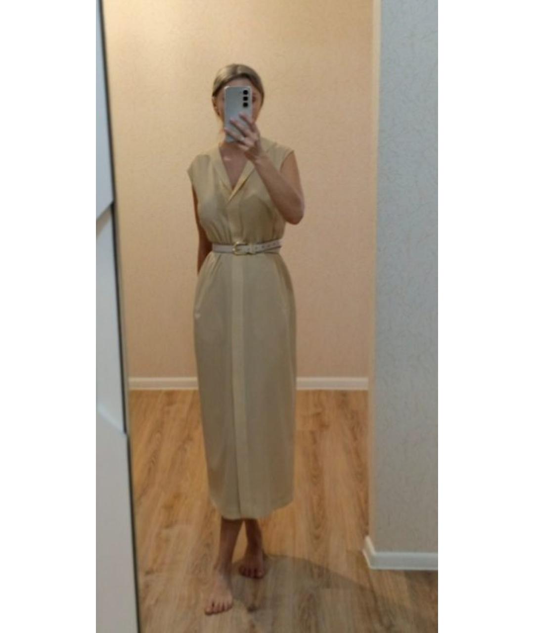 12 STOREEZ Бежевое повседневное платье, фото 6