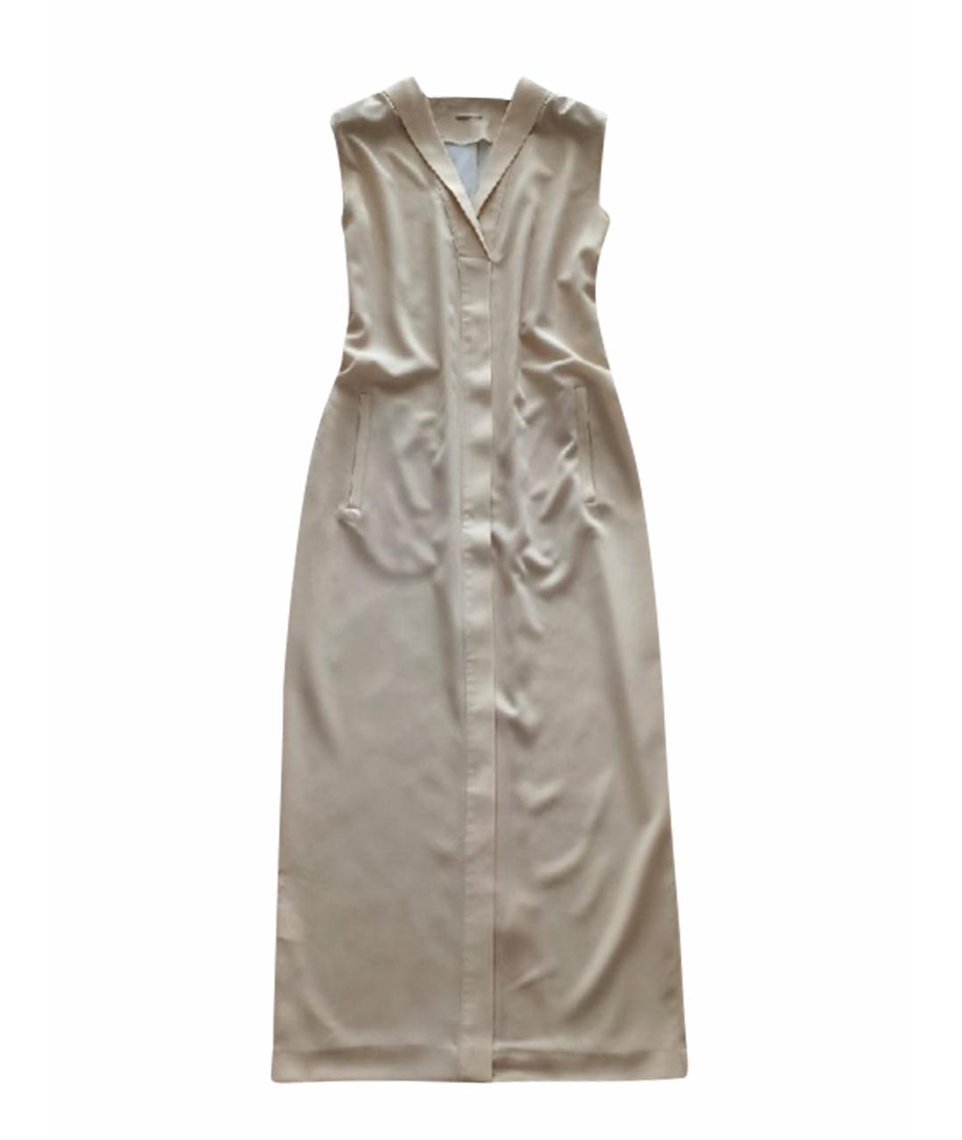 12 STOREEZ Бежевое повседневное платье, фото 1