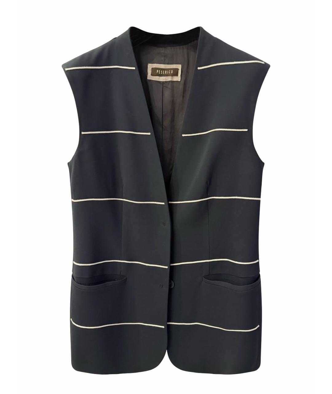 PESERICO Синий синтетический жилет, фото 1