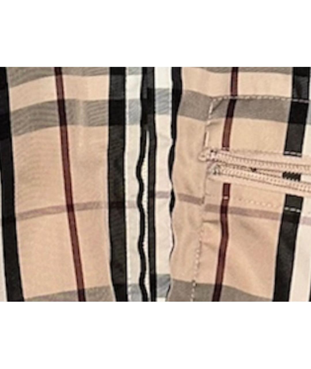 BURBERRY Бежевая полиэстеровая куртка, фото 4