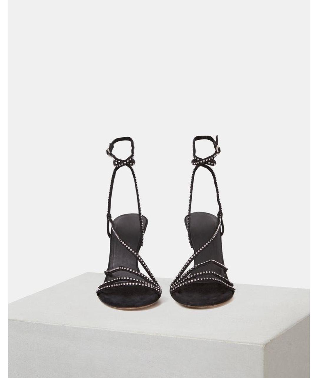ISABEL MARANT Черные замшевые босоножки, фото 3
