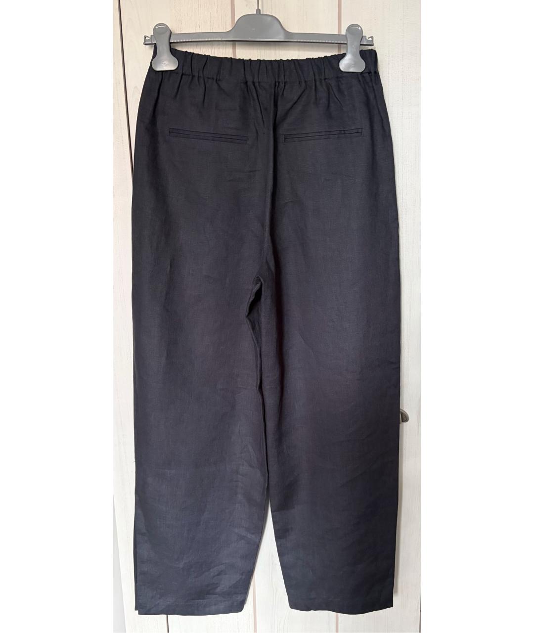 COS Синие льняные брюки широкие, фото 2