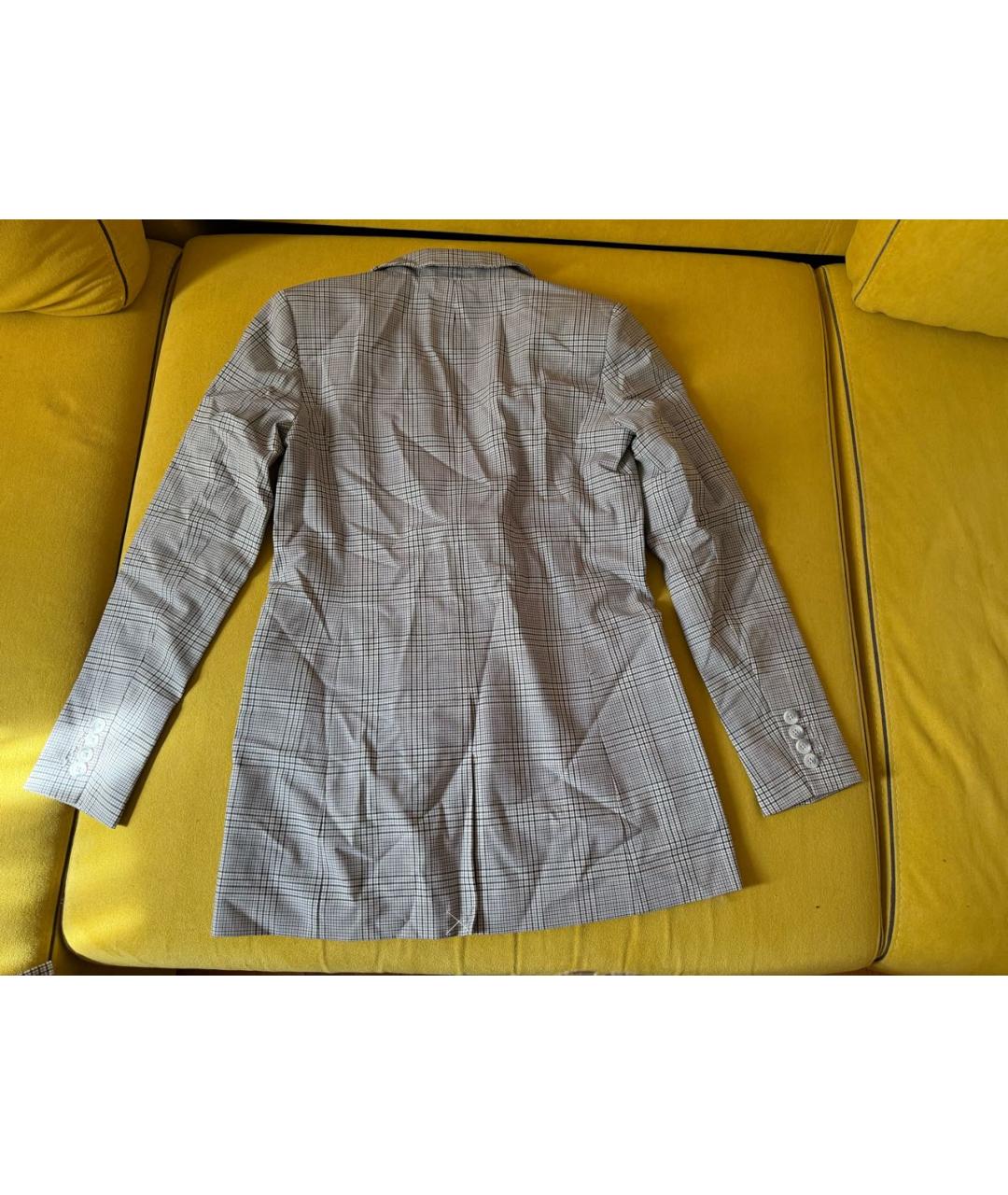 MICHAEL KORS Серый шерстяной костюм с брюками, фото 3