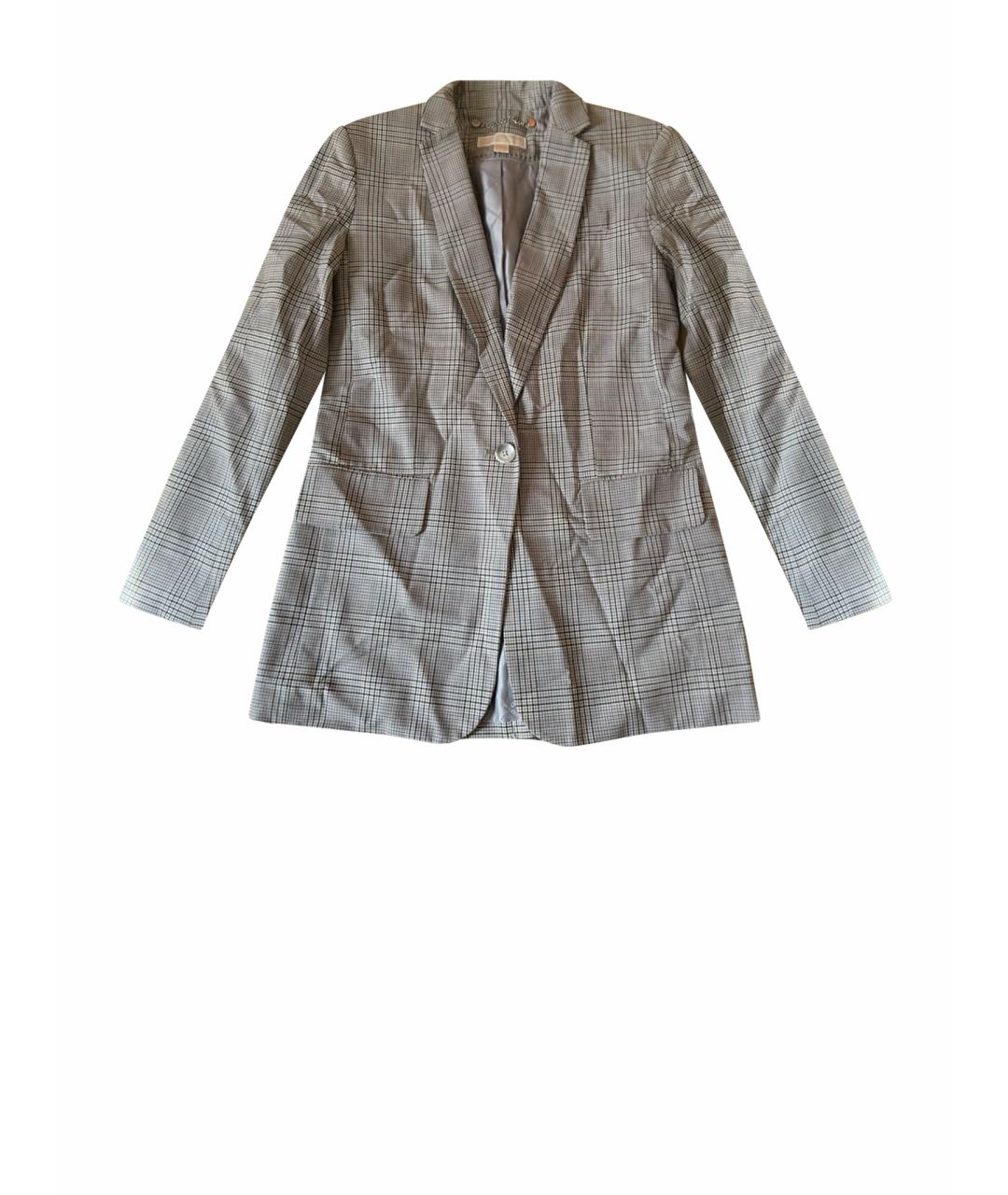 MICHAEL KORS Серый шерстяной костюм с брюками, фото 1