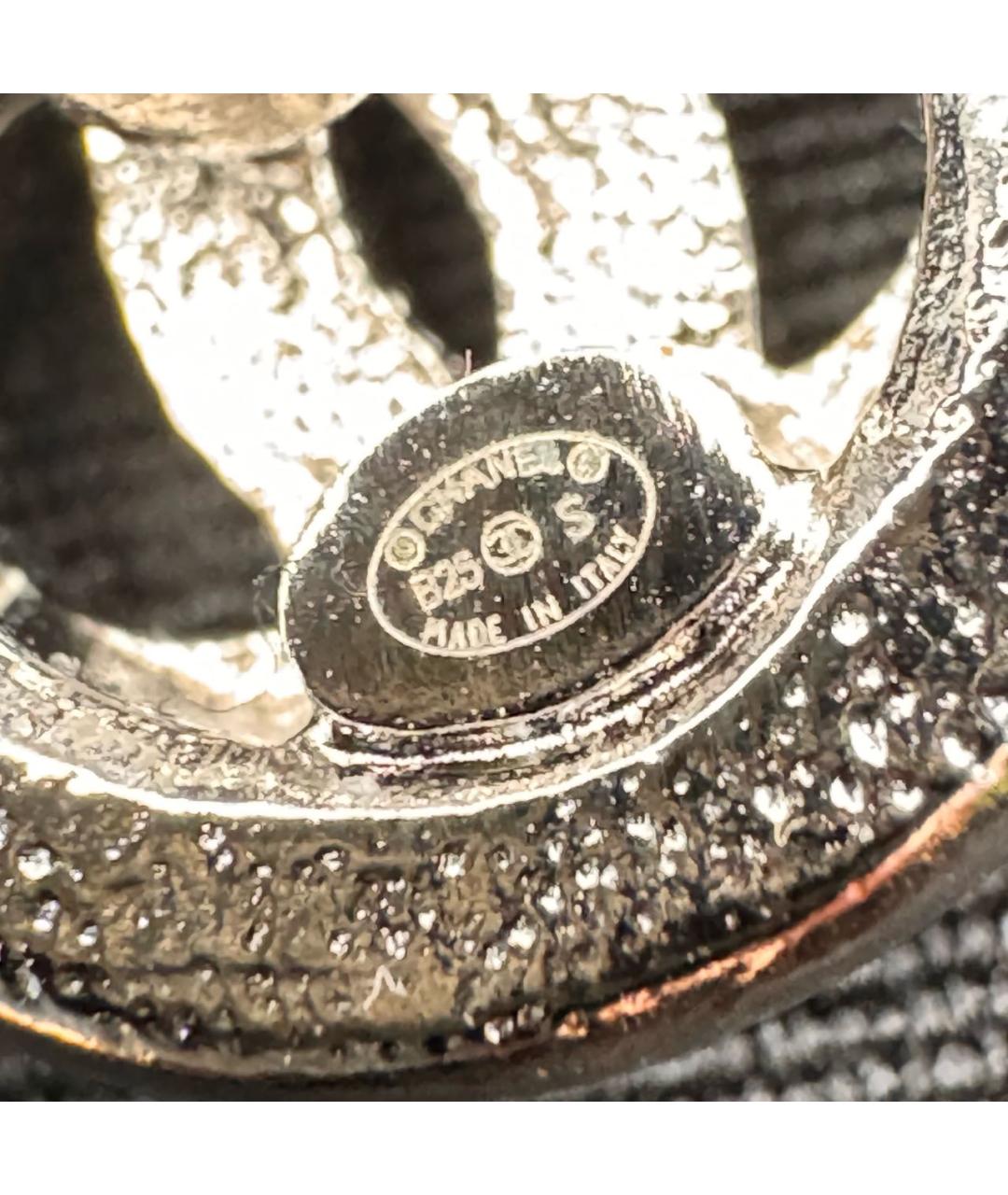 CHANEL Серебряные металлические серьги, фото 5