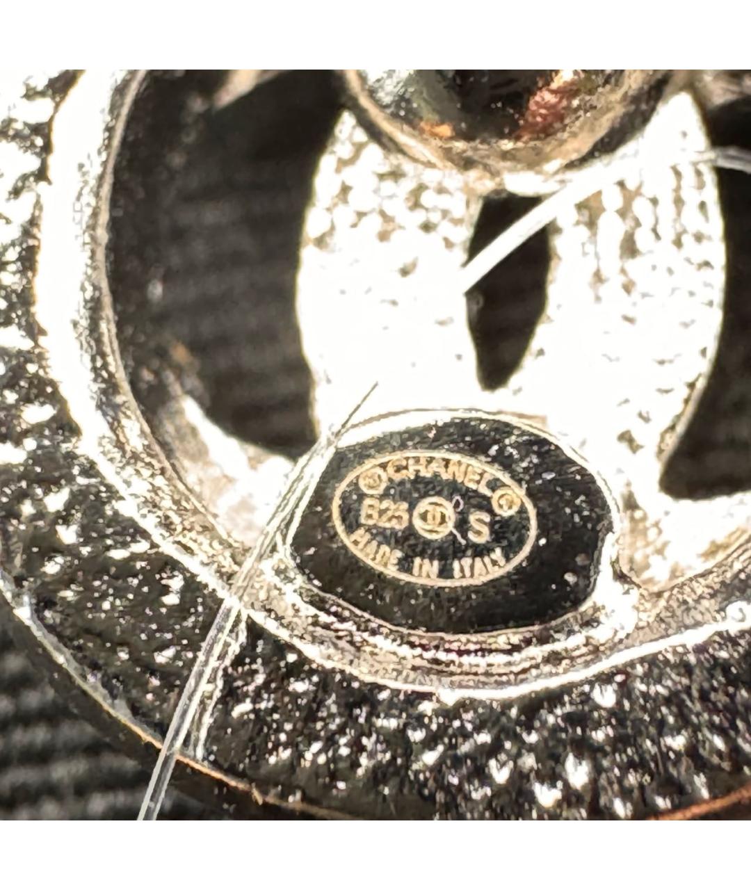 CHANEL Серебряные металлические серьги, фото 6