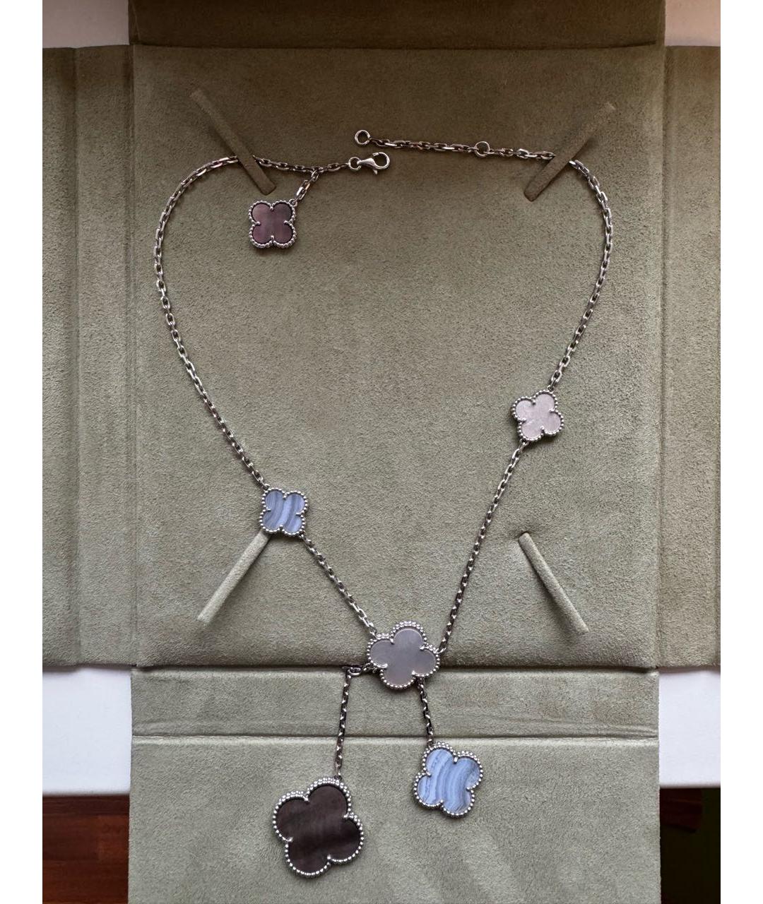 VAN CLEEF & ARPELS Мульти колье из белого золота, фото 5