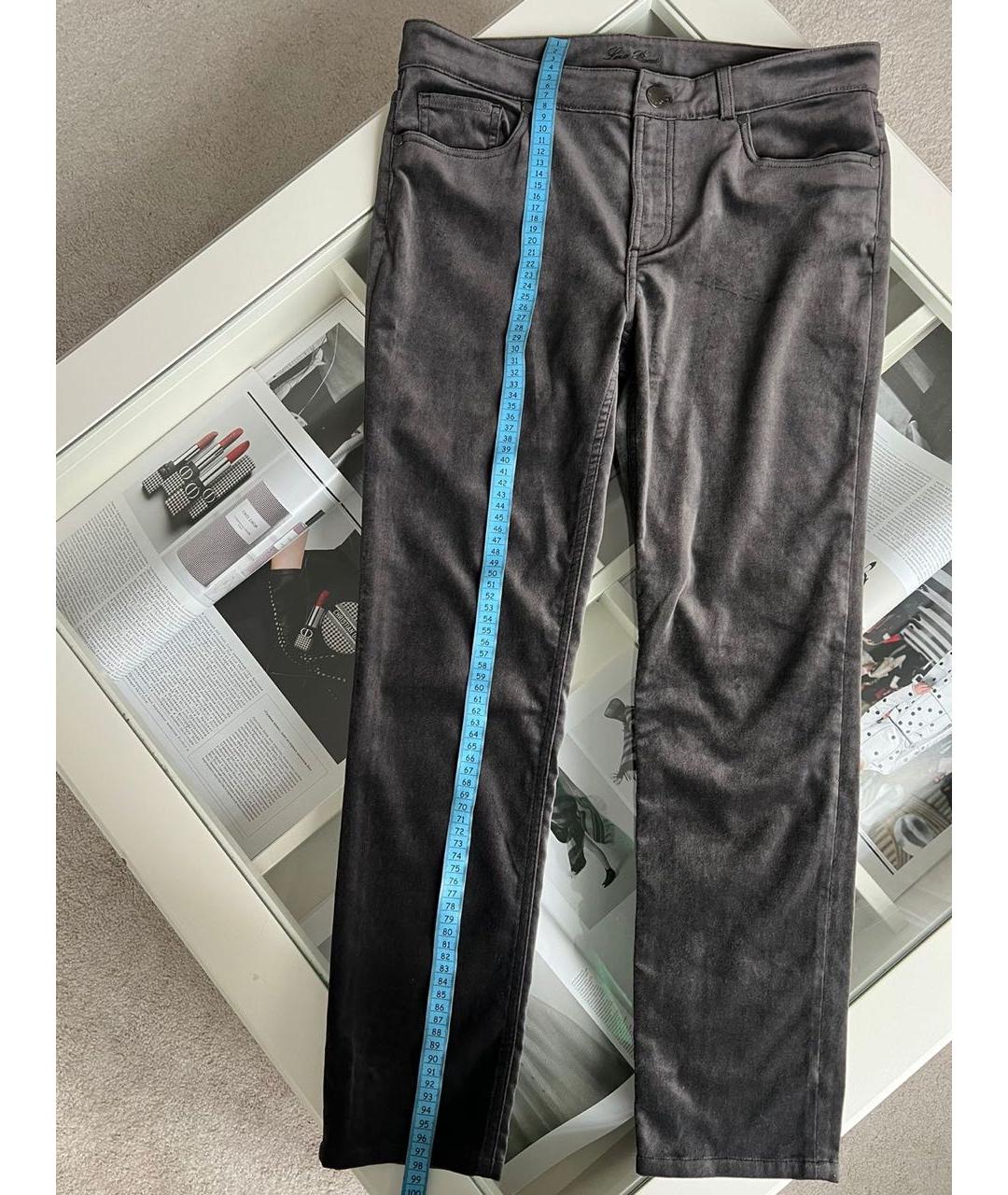 LORO PIANA Хлопковые прямые брюки, фото 7