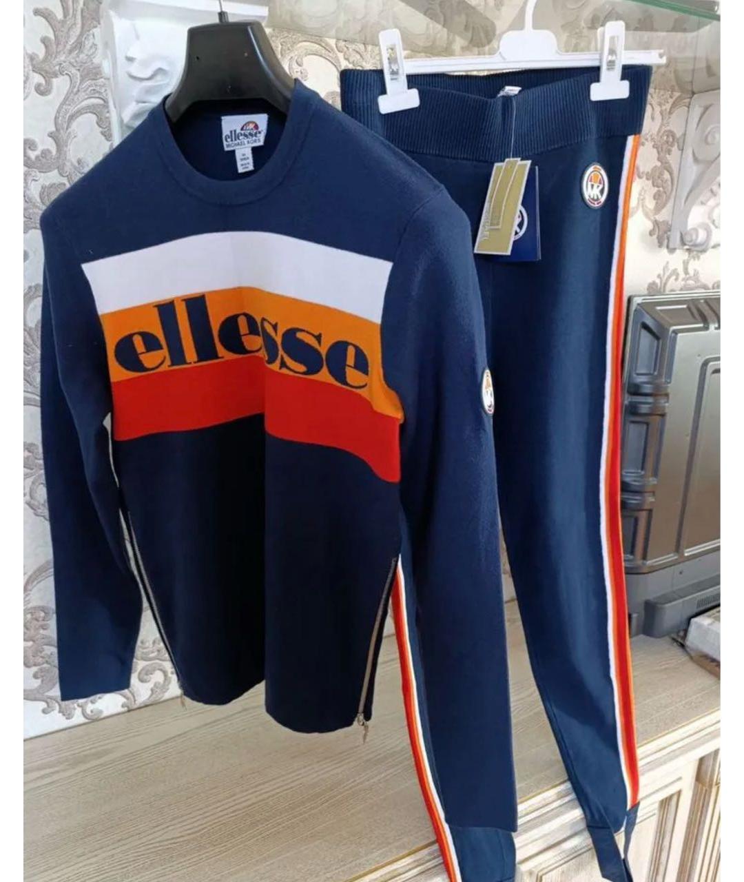 MICHAEL KORS Темно-синий вискозный костюм с брюками, фото 6