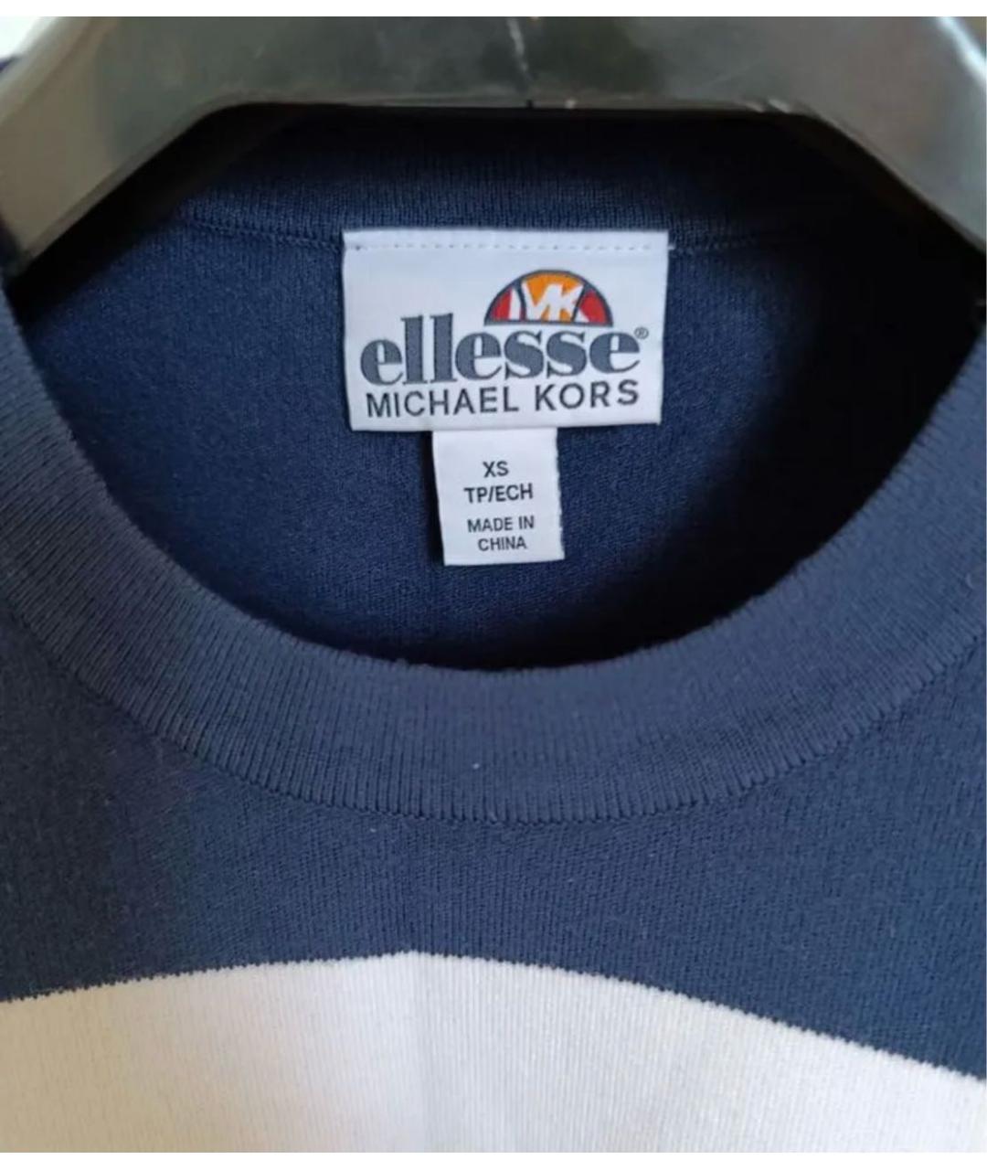 MICHAEL KORS Темно-синий вискозный костюм с брюками, фото 3