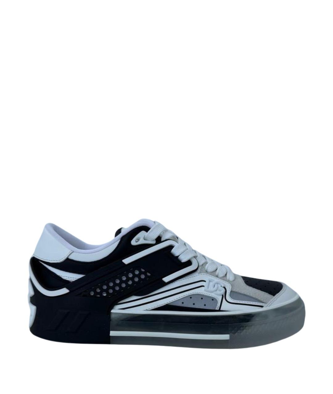 DOLCE&GABBANA Мульти кожаные низкие кроссовки / кеды, фото 1