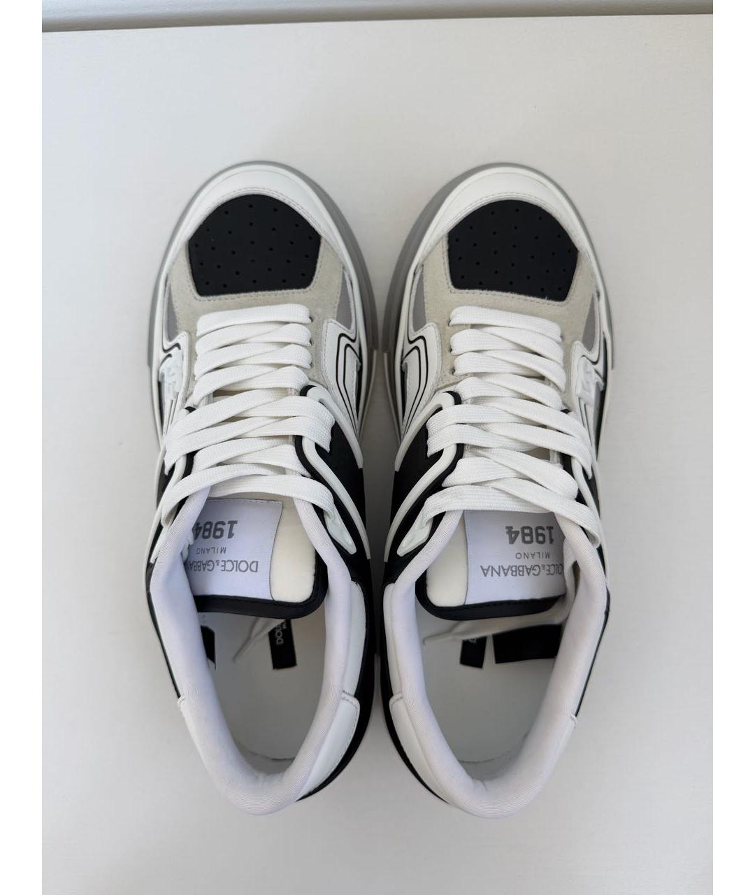 DOLCE&GABBANA Мульти кожаные низкие кроссовки / кеды, фото 3