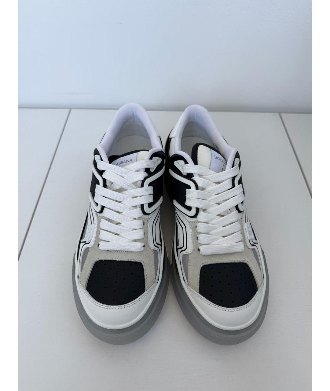 DOLCE&GABBANA Мульти кожаные низкие кроссовки / кеды, фото 2