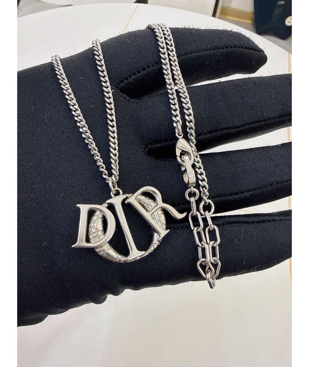CHRISTIAN DIOR Серебряное колье, фото 2