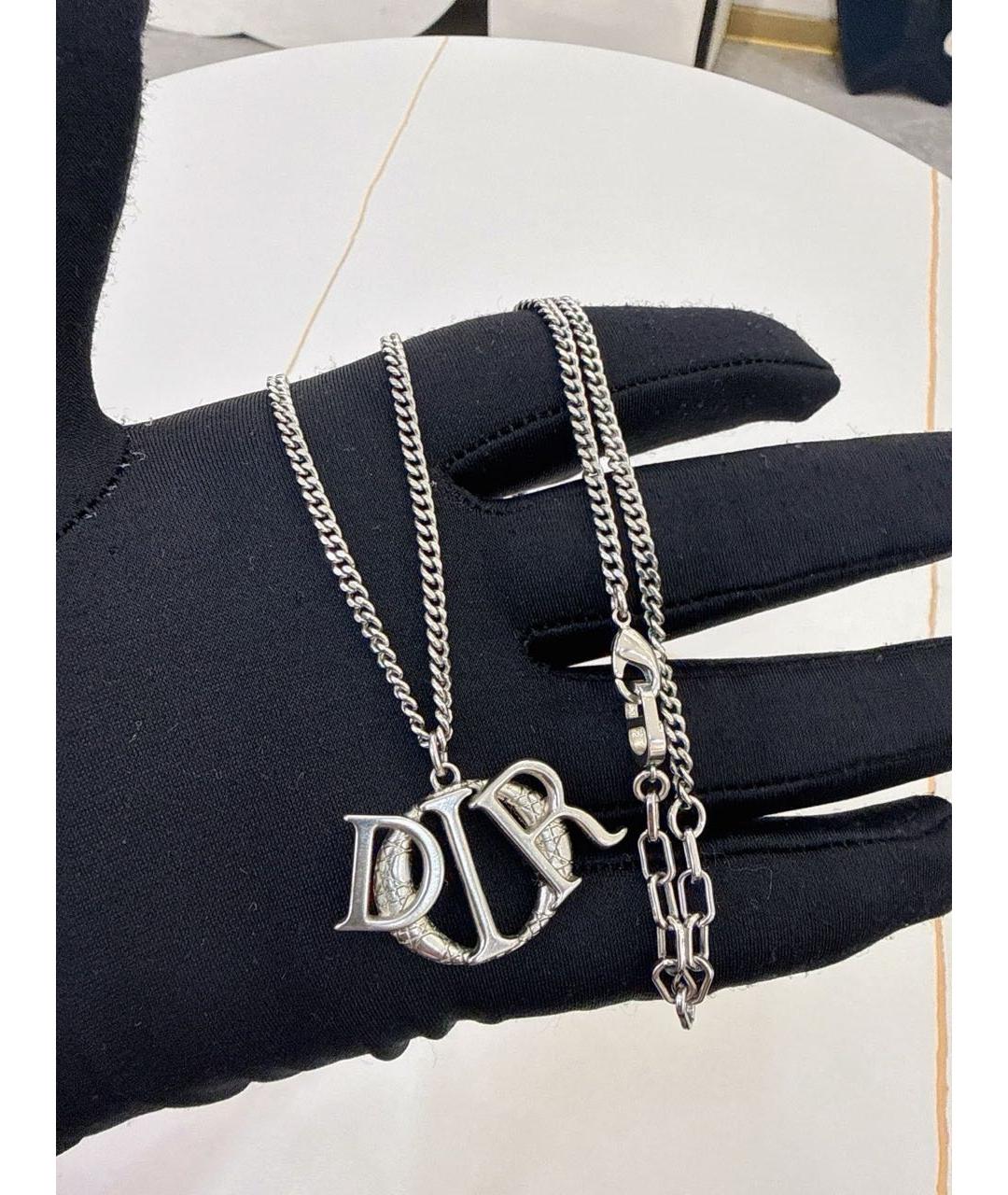 CHRISTIAN DIOR Серебряное колье, фото 3