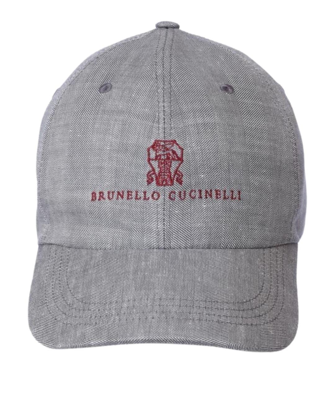 BRUNELLO CUCINELLI Шерстяная кепка/бейсболка, фото 1