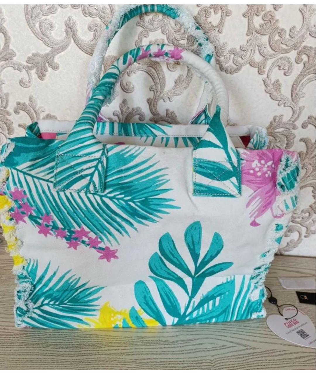 PINKO Мульти хлопковая сумка тоут, фото 2