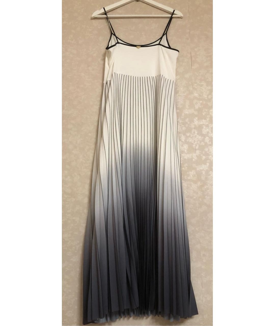 TWIN-SET Белый шифоновый сарафан, фото 2