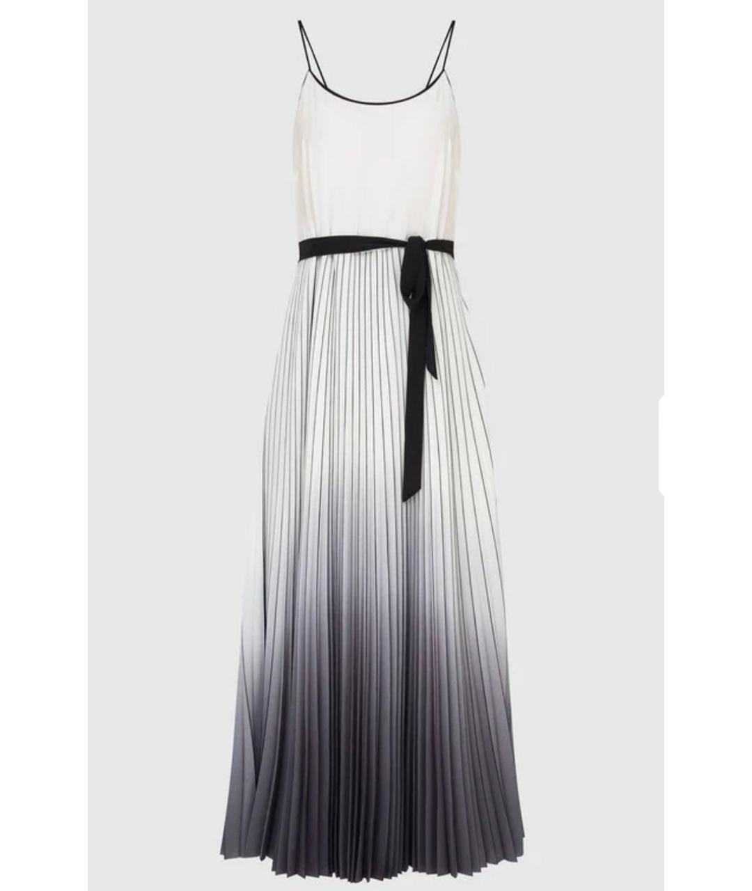 TWIN-SET Белый шифоновый сарафан, фото 6