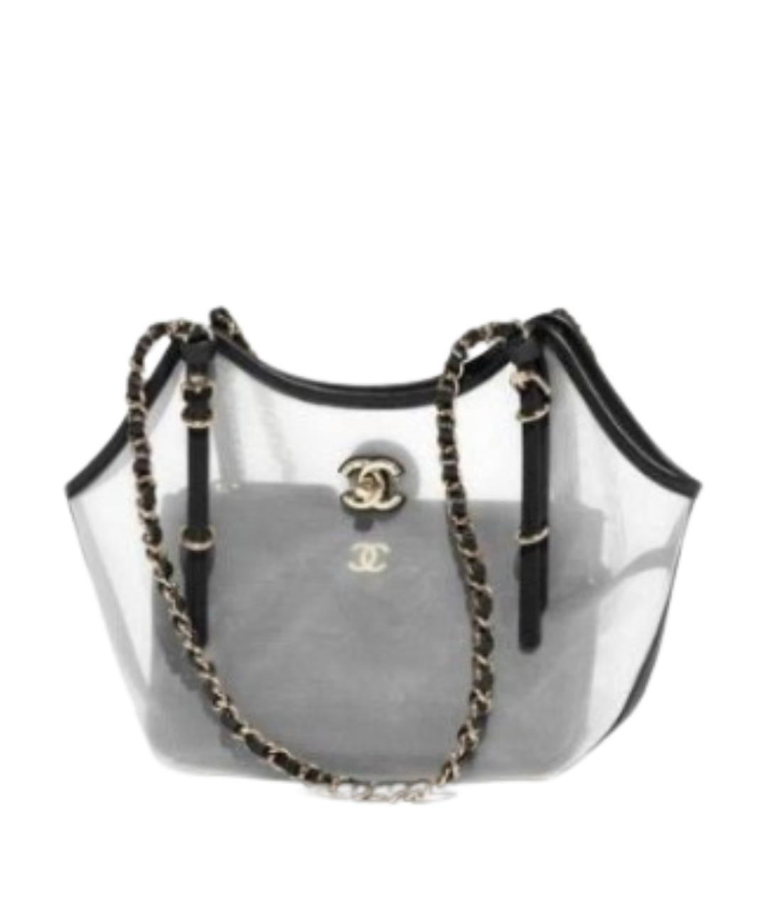 CHANEL Черная сумка с короткими ручками, фото 2