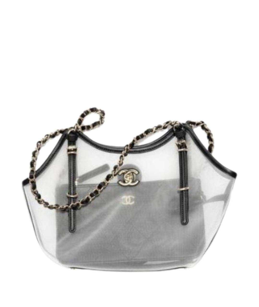 CHANEL Черная сумка с короткими ручками, фото 1