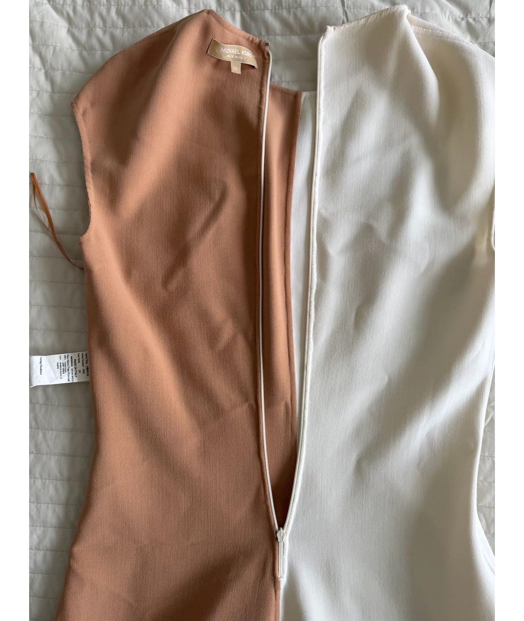MICHAEL KORS Мульти шерстяное повседневное платье, фото 3