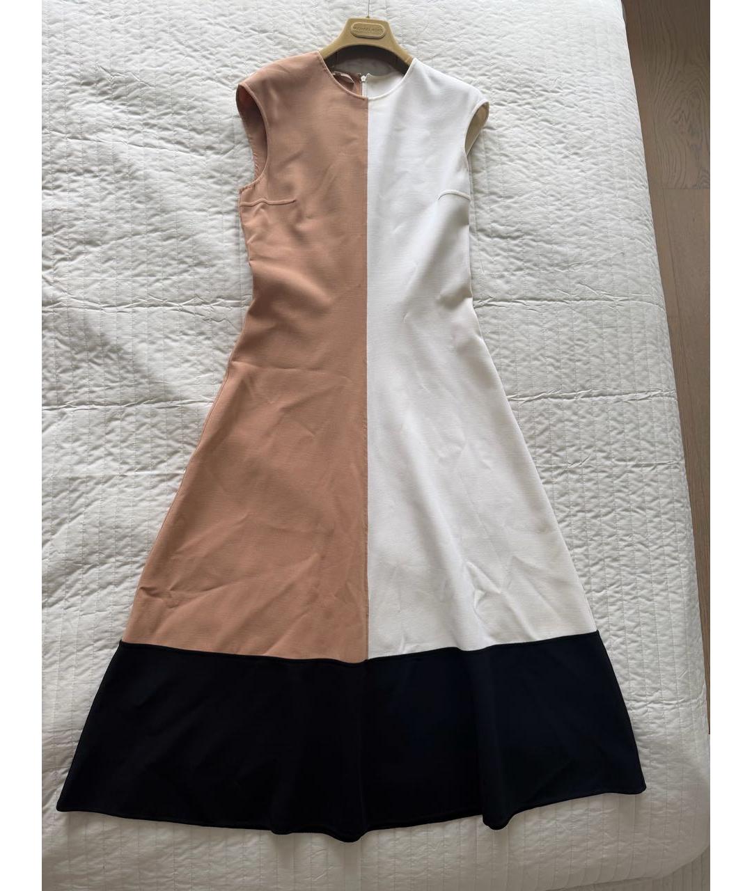 MICHAEL KORS Мульти шерстяное повседневное платье, фото 8