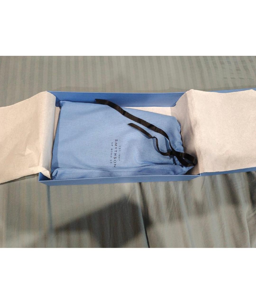 SMYTHSON Темно-синий кожаный кошелек, фото 6