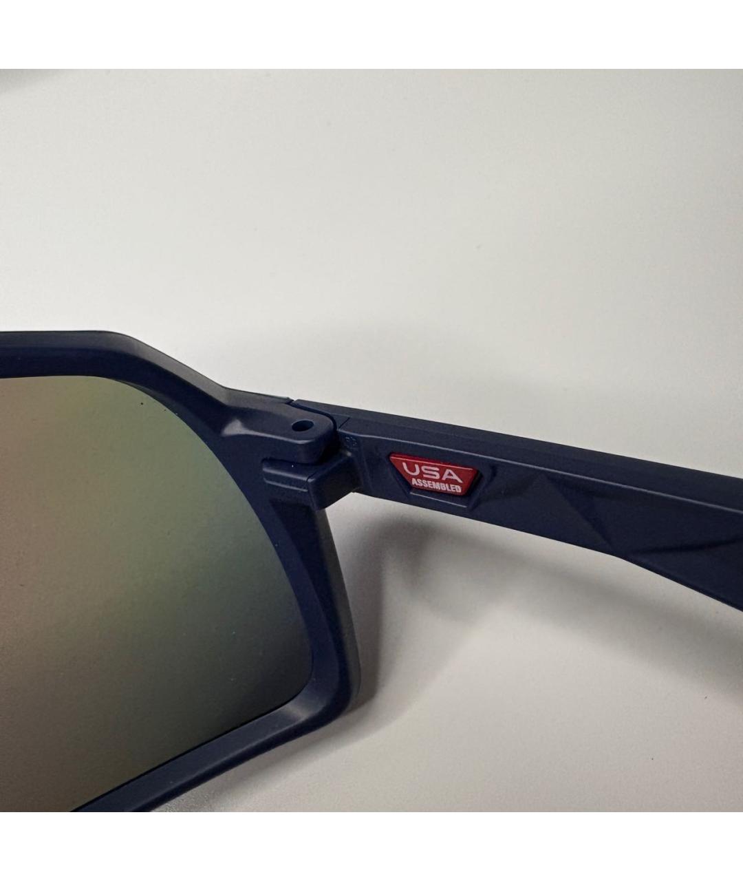 OAKLEY Синие пластиковые солнцезащитные очки, фото 8