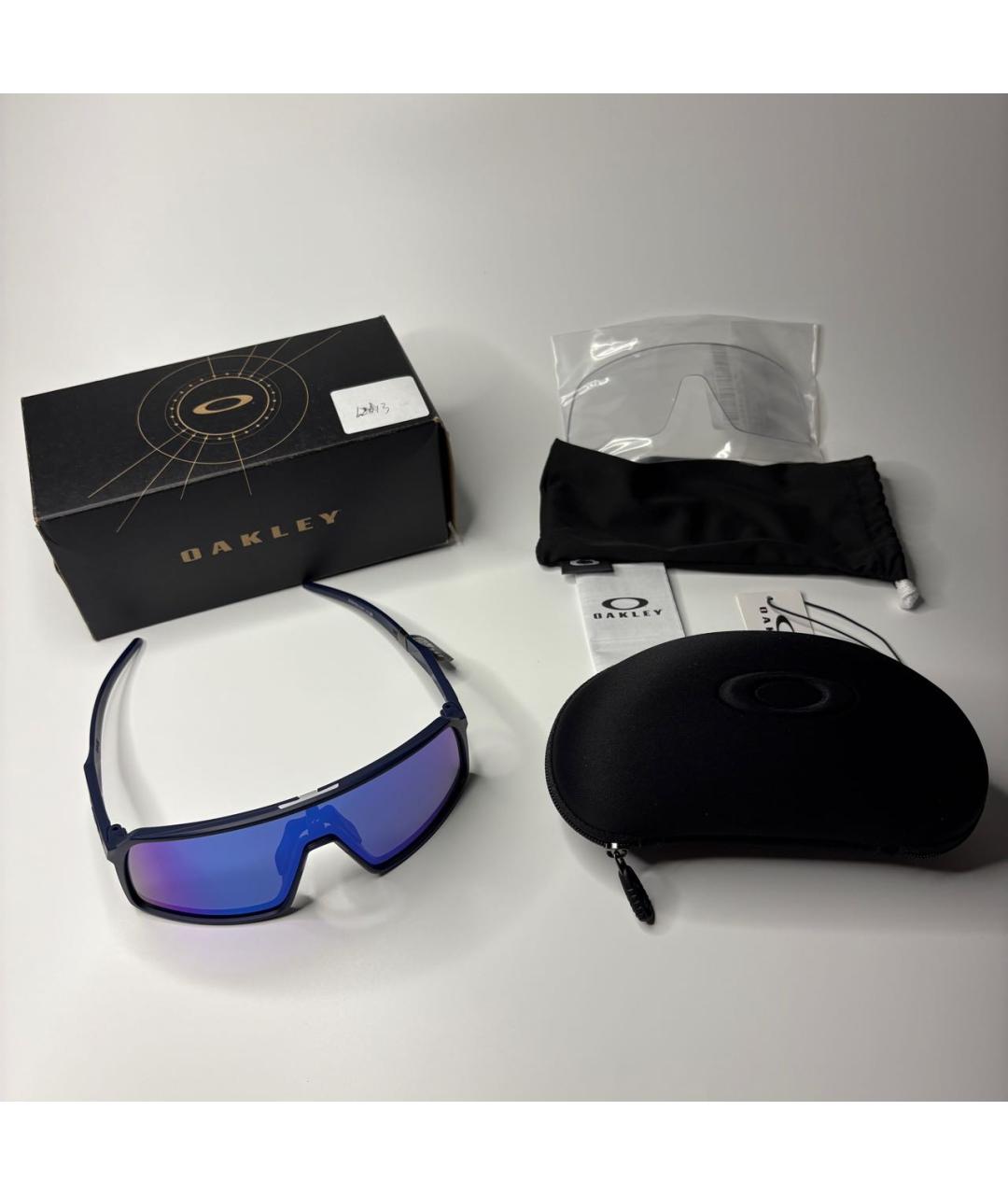 OAKLEY Синие пластиковые солнцезащитные очки, фото 4