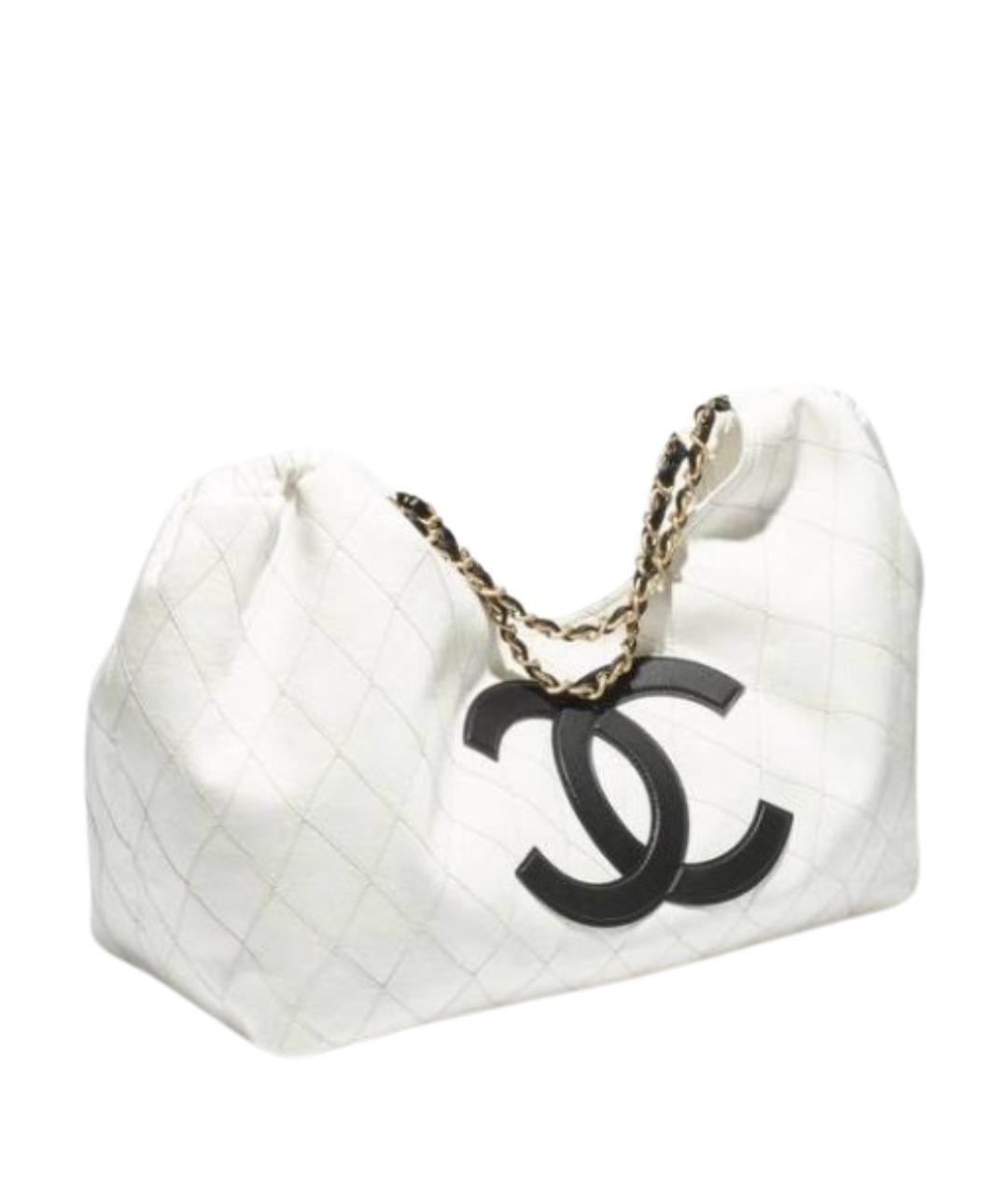 CHANEL Белая сумка тоут, фото 2