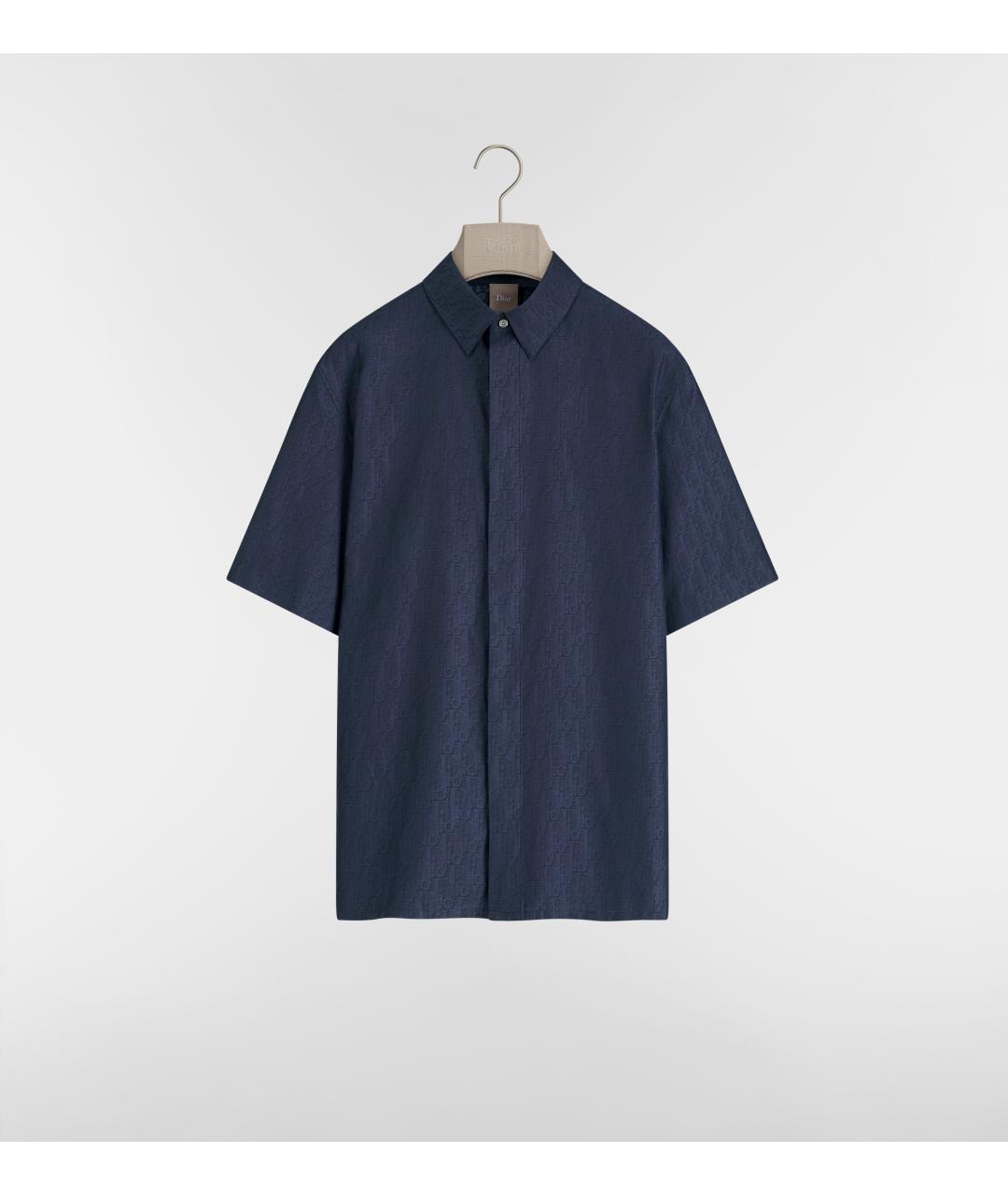 CHRISTIAN DIOR Синяя хлопковая кэжуал рубашка, фото 4