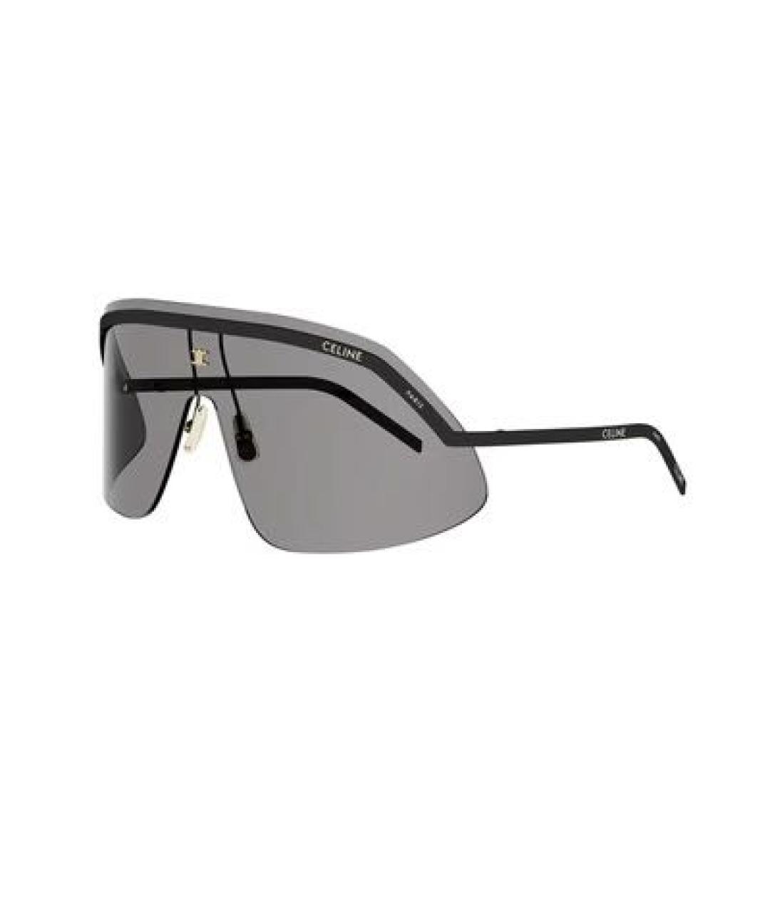 CELINE Черные пластиковые солнцезащитные очки, фото 2