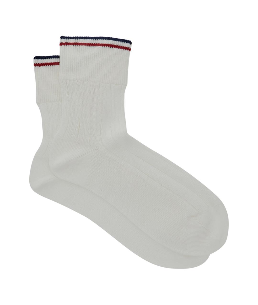 BRUNELLO CUCINELLI Белые носки, чулки и колготы, фото 1
