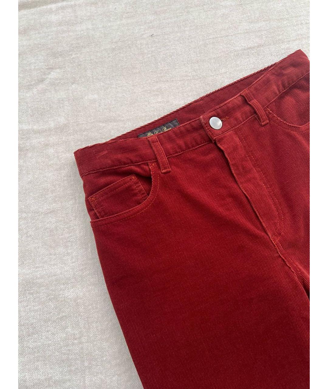 LORO PIANA Хлопковые прямые брюки, фото 8