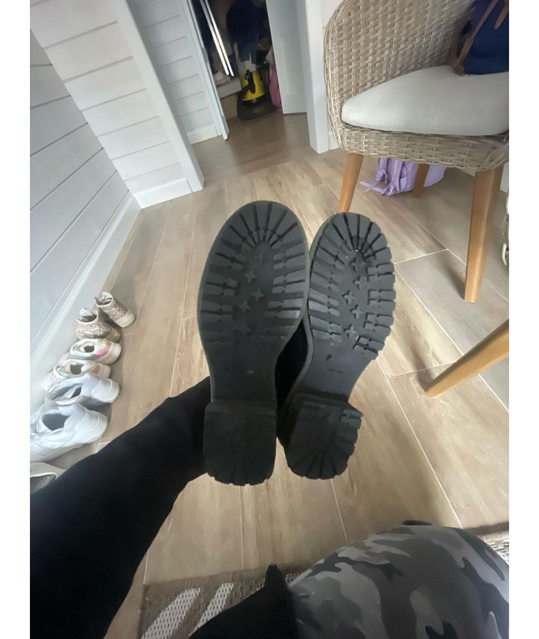 MIU MIU Черные кожаные брогги и оксфорды, фото 6