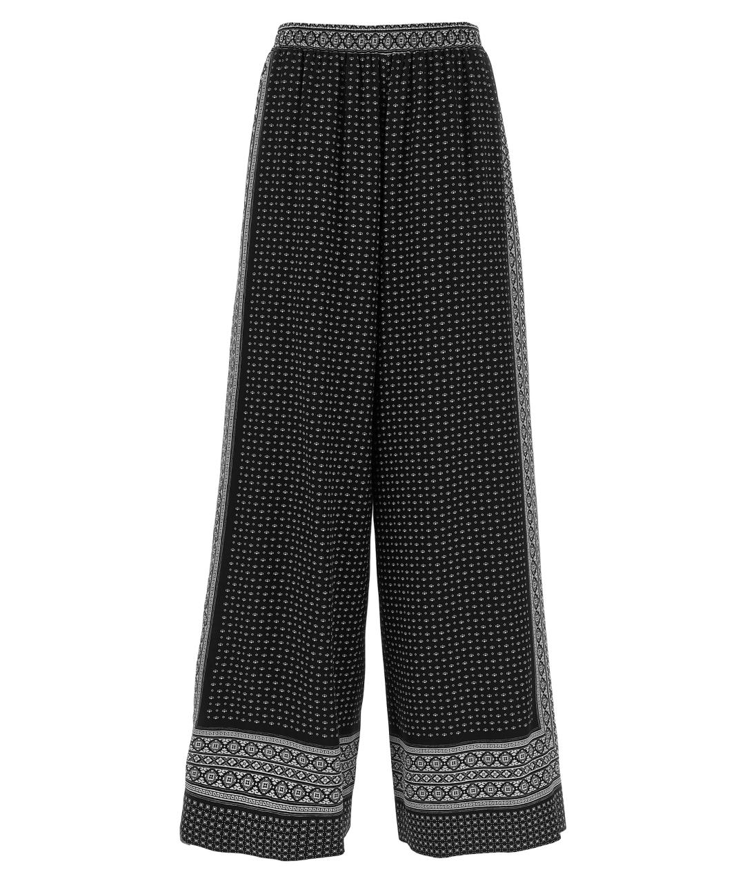 ERMANNO SCERVINO Мульти шелковые прямые брюки, фото 1