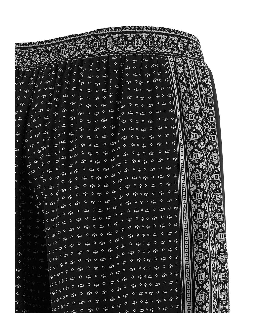 ERMANNO SCERVINO Мульти шелковые прямые брюки, фото 5