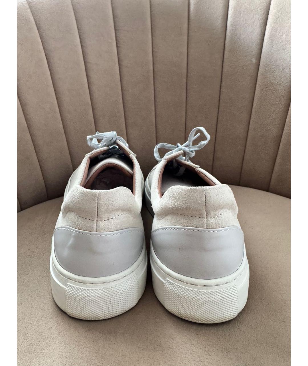 HUGO BOSS Серые замшевые кеды, фото 4