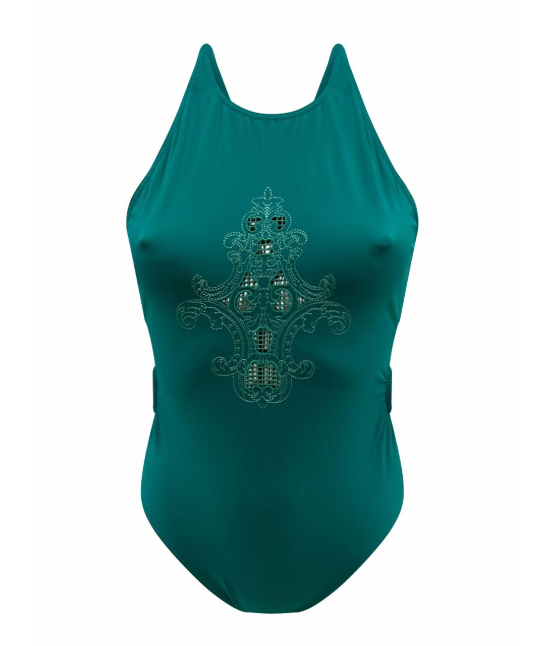 HERMES Бирюзовый полиамидовый купальник, фото 1
