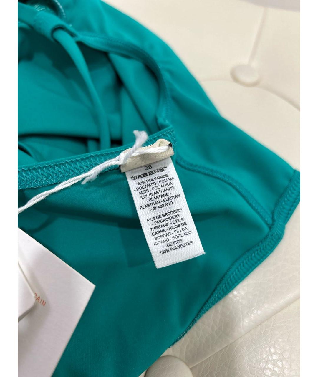 HERMES Бирюзовый полиамидовый купальник, фото 6