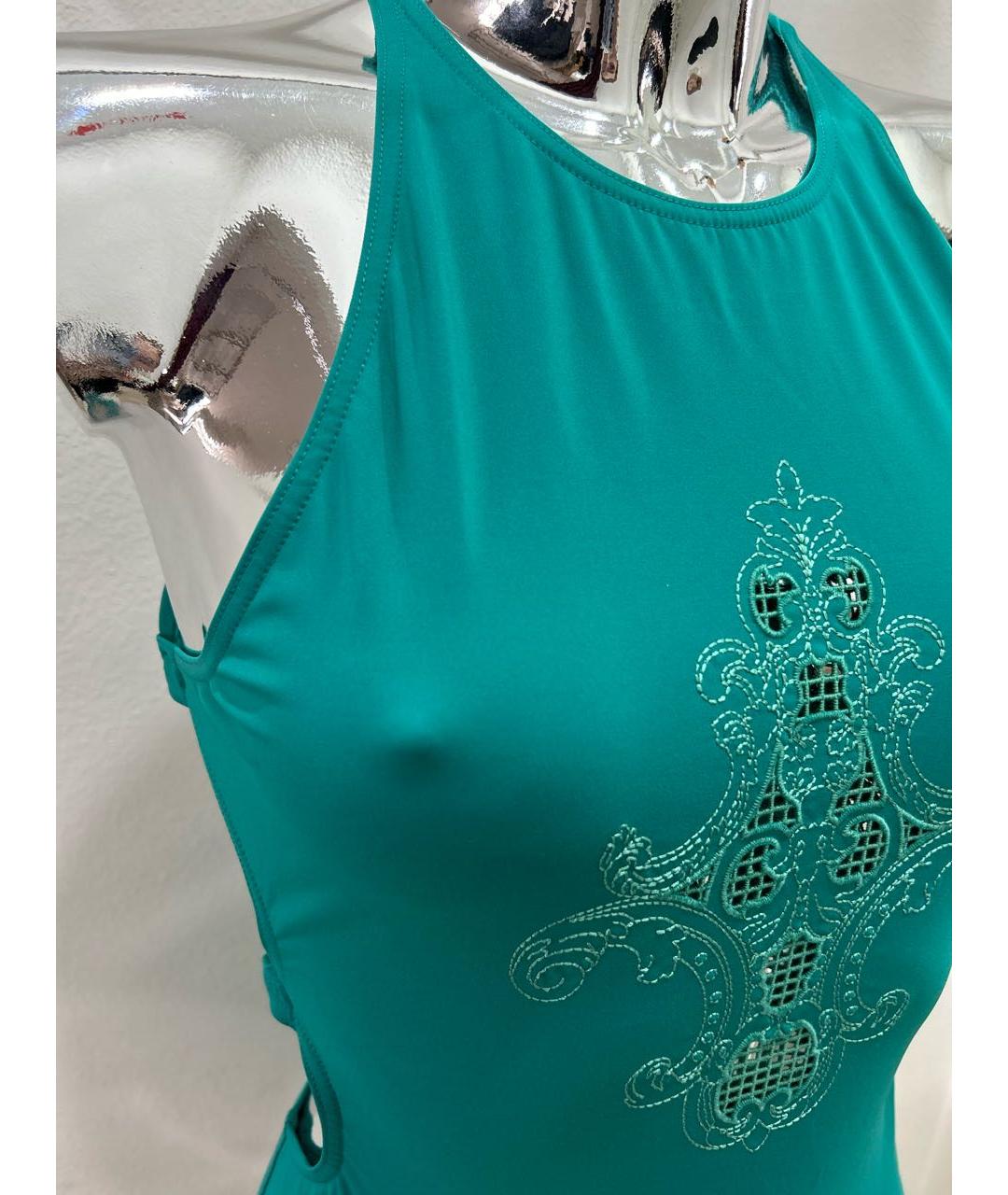 HERMES Бирюзовый полиамидовый купальник, фото 2