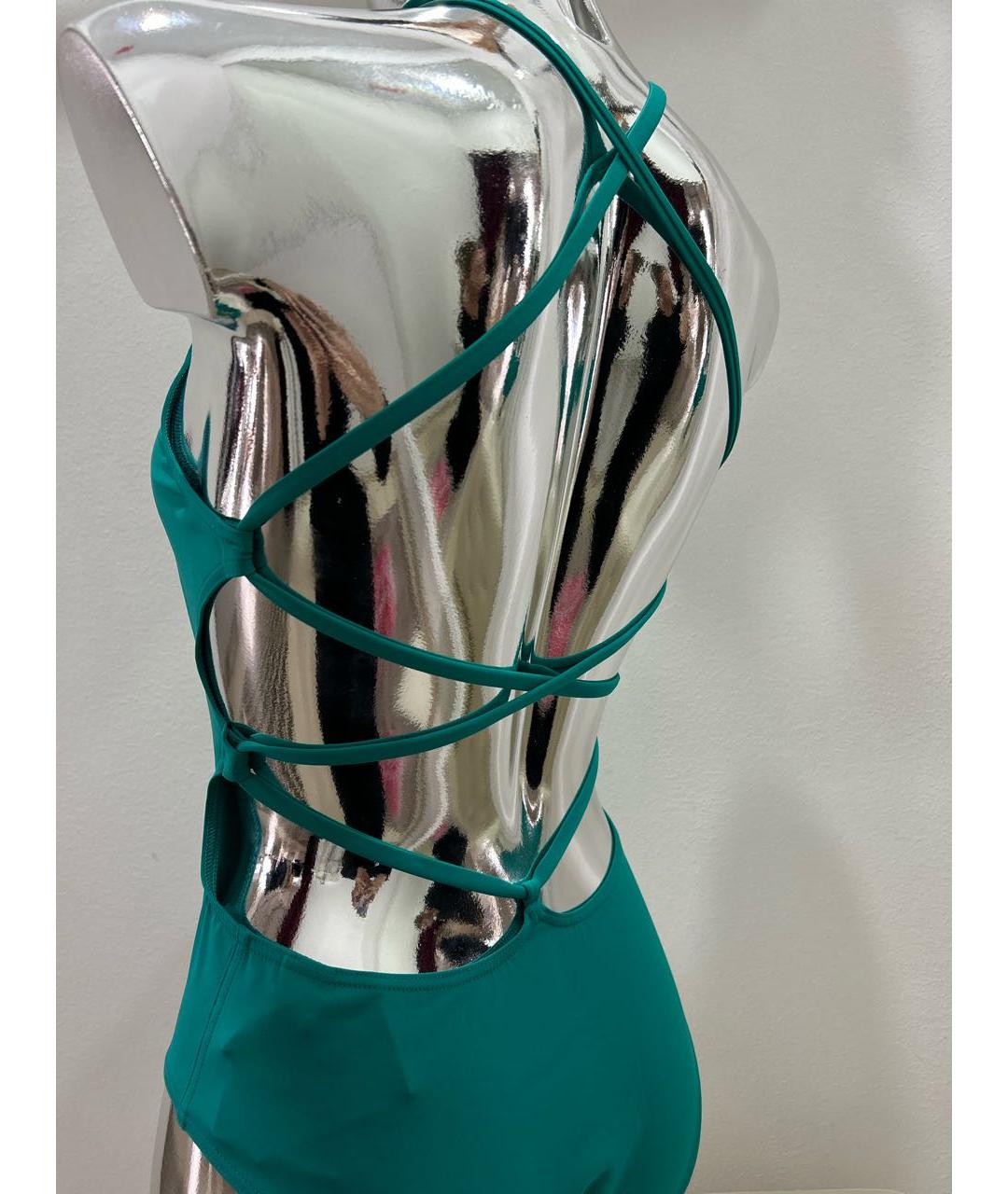 HERMES Бирюзовый полиамидовый купальник, фото 4