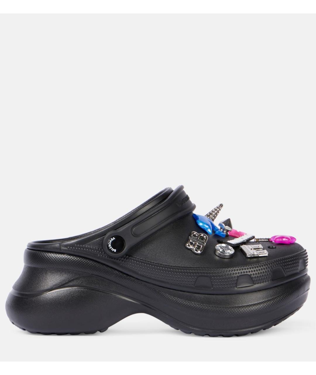 BALENCIAGA Черные сабо, фото 3