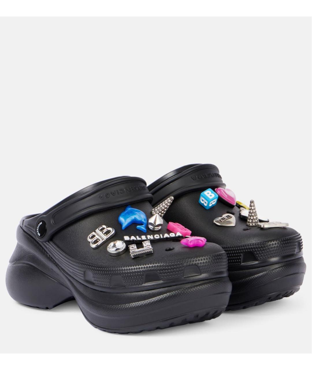 BALENCIAGA Черные сабо, фото 2