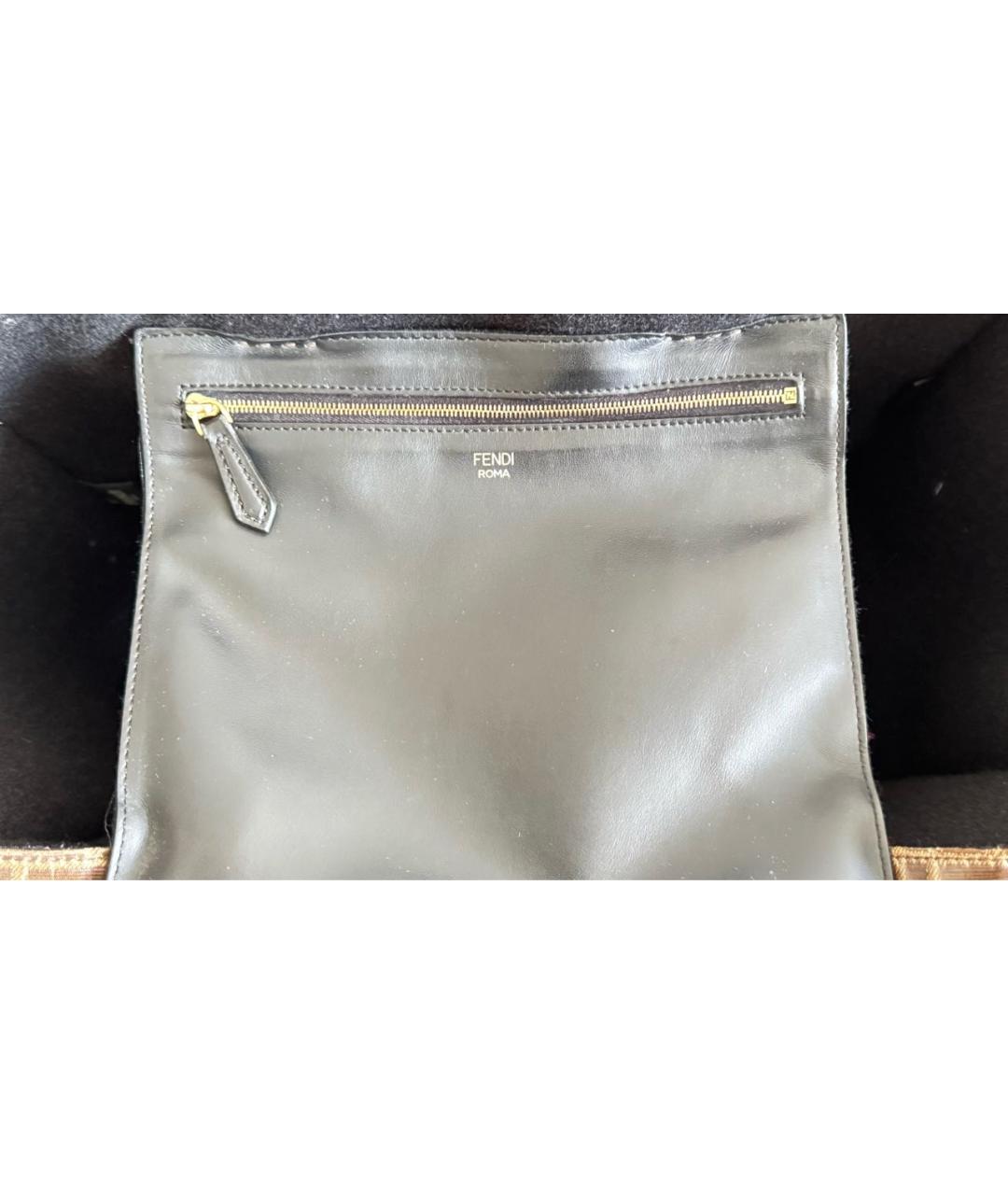 FENDI Коричневая сумка тоут, фото 4