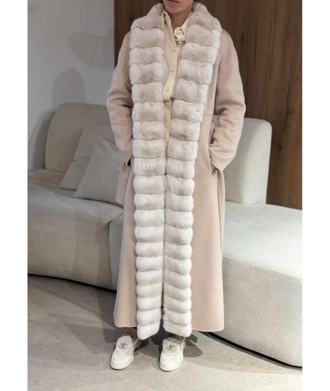 MANZONI 24 Бежевое кашемировое пальто, фото 2